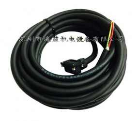 三菱電機(jī)電源線MR-PWS1CBL5M-A1-L，三菱MR-JE，MR-J4,MR-J3系列電機(jī)專用